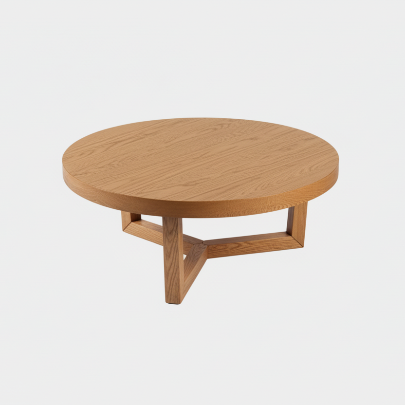 Τραπεζάκι Σαλονιού Symbol Wood Ǿ85